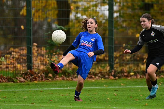Fußball I Juniorinnen I Saison 2025-2026 I Niedersachsenpokal I Viertelfinale I JFV A-O-B-H-H - FC Rosengarten I 34254 | Der Sportfotograf. - Realisiert mit Pictrs.com