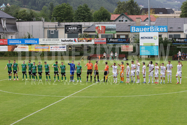 Friendly Match: SC Weiz vs TSV Hartberg in Weiz | Weiz, AUSTRIA, 01.JUL.26 - SOCCER - ADMIRAL Bundesliga, SC Weiz vs TSV Hartberg, test match. The image shows SC Weiz and TSV Hartberg.