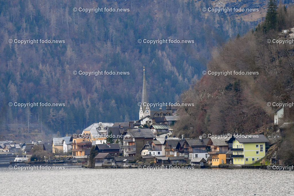 Hallstatt_ 13.01.2023-49 | 13.01.2023, Hallstatt, AUT, Hallstatt, im Bild Hallstatt, Hallstaettersee, Ortschaft, Stadt, Ort