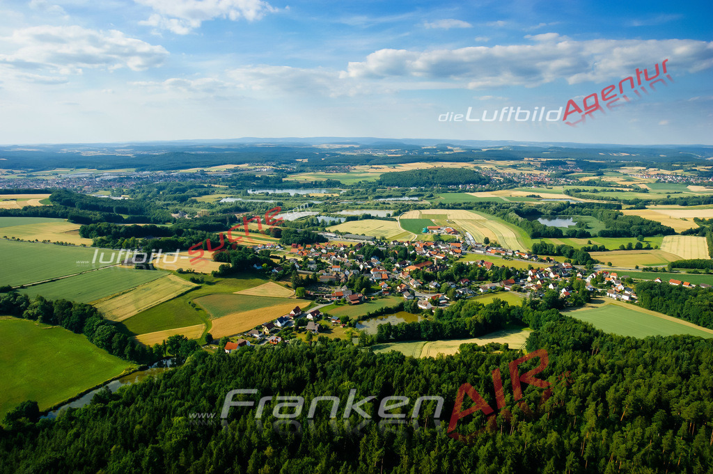 Luftbild von Trieb Lichtenfels - Luftaufnahme wurde 2008 von https://frankenair.de mittels Flugzeug (keine Drohne) erstellt - die Geschenkidee