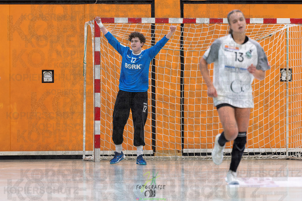 Jugendbundesliga wJA, Pokalrunde, HSG Kleenheim/Langgöns - Frisch Auf Göppingen | Jugendbundesliga wJA, Pokalrunde, HSG Kleenheim/Langgöns - Frisch Auf Göppingen am 28.02.2026 in Oberkleen (Weidig-Halle)Photo © 2026 - Jörg Heinrich - Realisiert mit Pictrs.com
