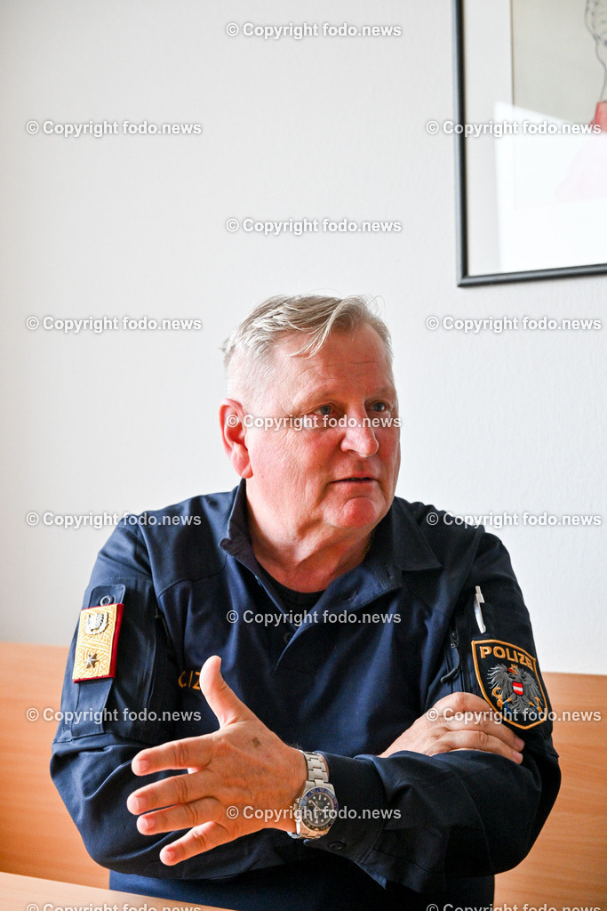Stadtpolizeikommando Linz_ Interview_ 24.10.2023-13 | 24.10.2023, Linz, AUT, Stadtpolizeikommando Linz, im Bild Karl Pogutter (Stadtpolizeikommandant Linz)