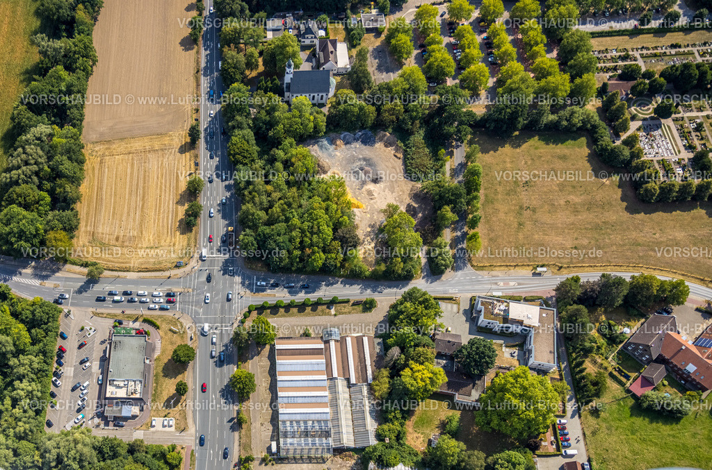 Hamm220810045Rhynern | Luftbild, Kreuzung Ostdorfstraße und Werler Straße, Baufläche, Rhynern, Hamm, Ruhrgebiet, Nordrhein-Westfalen, Deutschland