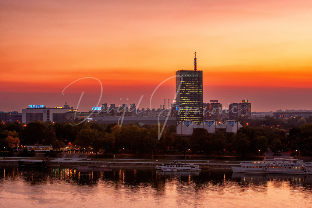 Novi Beograd | Blick na Usce und Novi Beograd