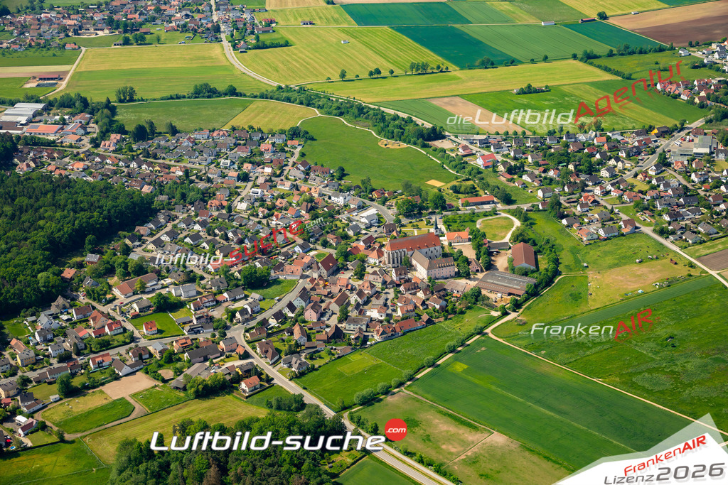 Das Luftbild zeigt Seligenporten Pyrbaum - Die Luftaufnahme wurde 2023 vom UL-Flugzeug aus erstellt ( keine Drohne ) - Hochauflösende Luftaufnahme - Für grossformatige Ausdrucke geeignet. Die Geschenkidee !Mit Lizenz und Bildrechte bestellbar