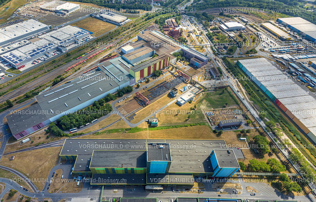 Dortmund220704268 | Luftbild, Gewerbegebiet Westfalenhütte, thyssenkrupp Steel Europe, Borsigplatz, Dortmund, Ruhrgebiet, Nordrhein-Westfalen, Deutschland