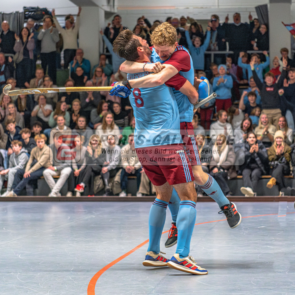 SM_20240105-D85_6699-V2-1 | 1.Bundesliga Hallenhockey  (M) DCadA - UHC / 8:7 (1:4)