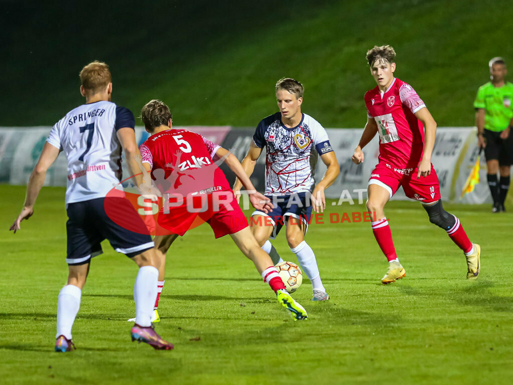 SC St Veit - SK St Andrä 1-6, Unterliga Ost | Heiko Springer (SC St. Veit #7) Philipp Hollauf (SK St. Andrä/Lav. #5) Alexander Hofer (SC St. Veit,K #11) SC St Veit - SK St Andrä 6-1 am 22.08.2023 in St. Veit
(Jacques Lemans Arena), Austria, (Photo by Ernst Krawagner sport-fan.at) - Realisiert mit Pictrs.com