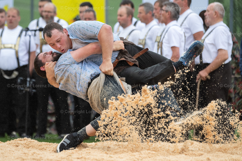 Schwingen -  Appenzeller Kantonal Schwingfest 2024 | Hundwil, 7.7.24, Schwingen - Appenzeller Kantonal Schwingfest.