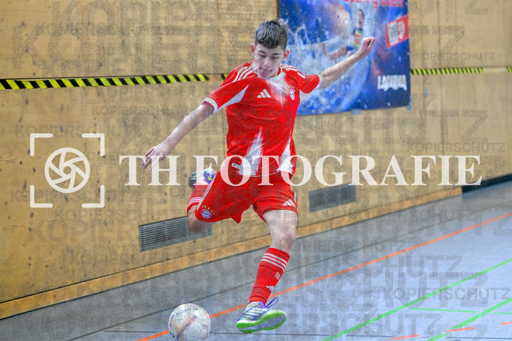 GER, FC Bayern - Strasbourg, Fussball, U14 Hallenturnier, PS-Immo-Cup 2026, 18.01.2026 | FC Bayern - Strasbourg