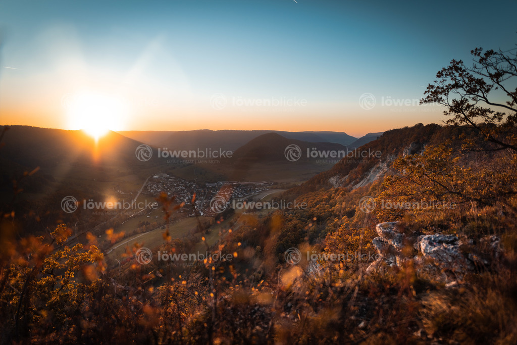Hausener Wand bei Bad Überkingen im Herbst | löwenblicke | shop
