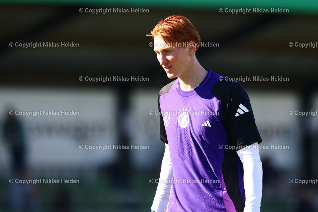 NH_DeutschlandU19_SlowenienU19_UEFAQualifikationsturnier_19032025 | #12 Konstantin Heide (Deustchland U19)Fußball I Junioren I UEFA-U19-Europameisterschaft I Saison 2024-2025 I Qualifikationsturnier I Deustchland U19 - Slowenien U19 I 19.03.2025 I Drömlingstadion