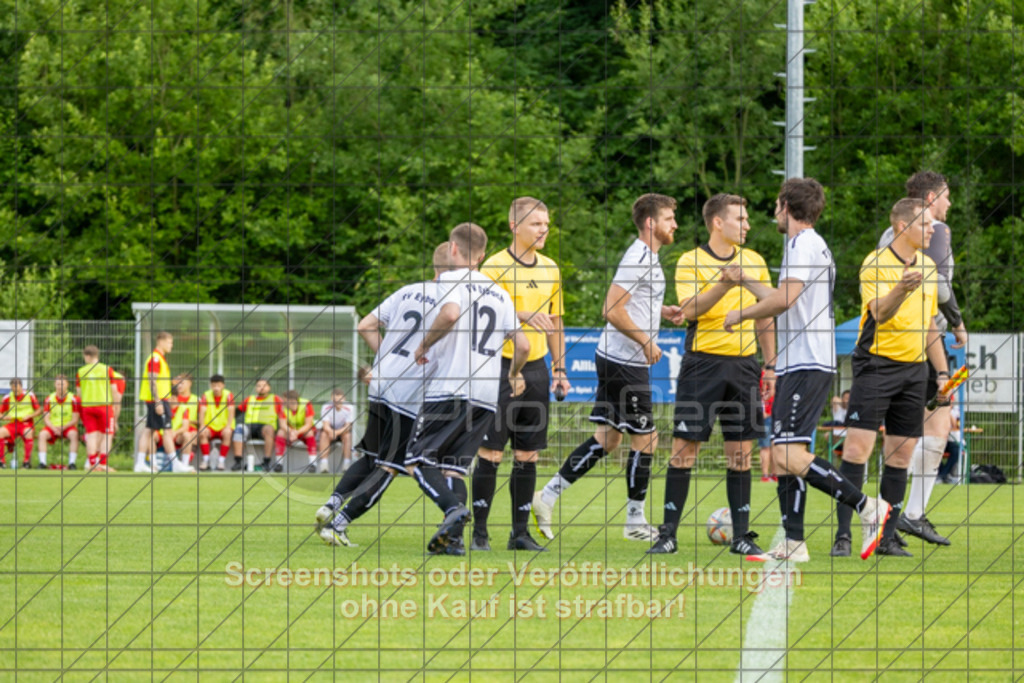 20250616_182832_0110 | #,  TV Eybach (weiß) vs. 1.FC Donzdorf II (rot), Fussball, Entscheidungsspiel 3 in Kreisliga A3 - Bezirk Neckar/Fils, Saison 2024/2025, Rasensportplatz, Staufenecker Str. 41, 73084 Salach, 16.06.2025 - 18:30 Uhr,Foto: PhotoPeet-Sportfotografie/Peter Harich