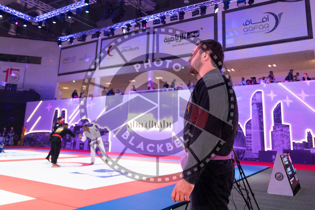 20231106PBB0332 | Fighters compete during the AJP World Master Championship in the Mubadala Arena in Abu Dhabi, Arab United Emirates, on November 6, 2023.