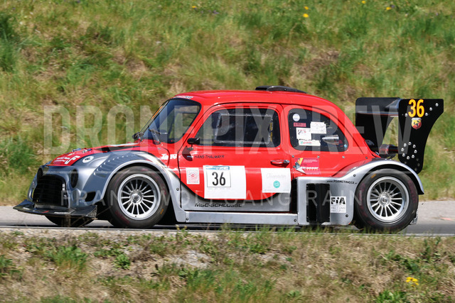 FIA European Hill Climb Championship – Rechberg 2026 | FIA European Hill Climb Championship at Rechberg, held from 24 to 26 April 2026 near Tulwitz, Styria, Austria. The image shows Johann THALMAYR (AUT) Steyr Puch PRC TR4.