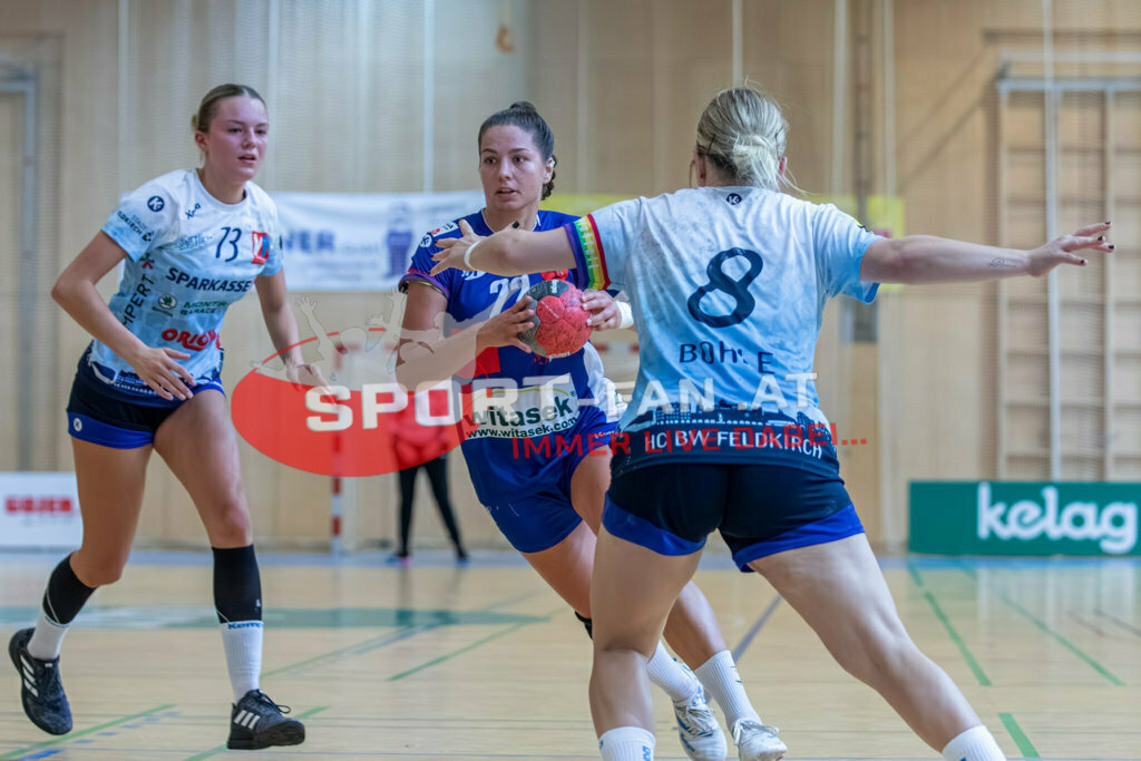 WHA Women Handball Austria | WHA Women Handball Austria SC witasek Ferlach - HC Sparkasse BW Feldkirch am 02.09.2023 in Ferlach
(Ballspielhalle), Austria, (Photo by Ernst Krawagner sport-fan.at) - Realisiert mit Pictrs.com