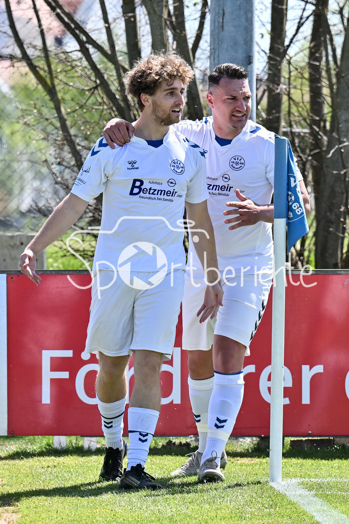 VfL Ecknach II - TSV Kühbach | Jubel nach Treffer zum 1-0 durch VfL 16
