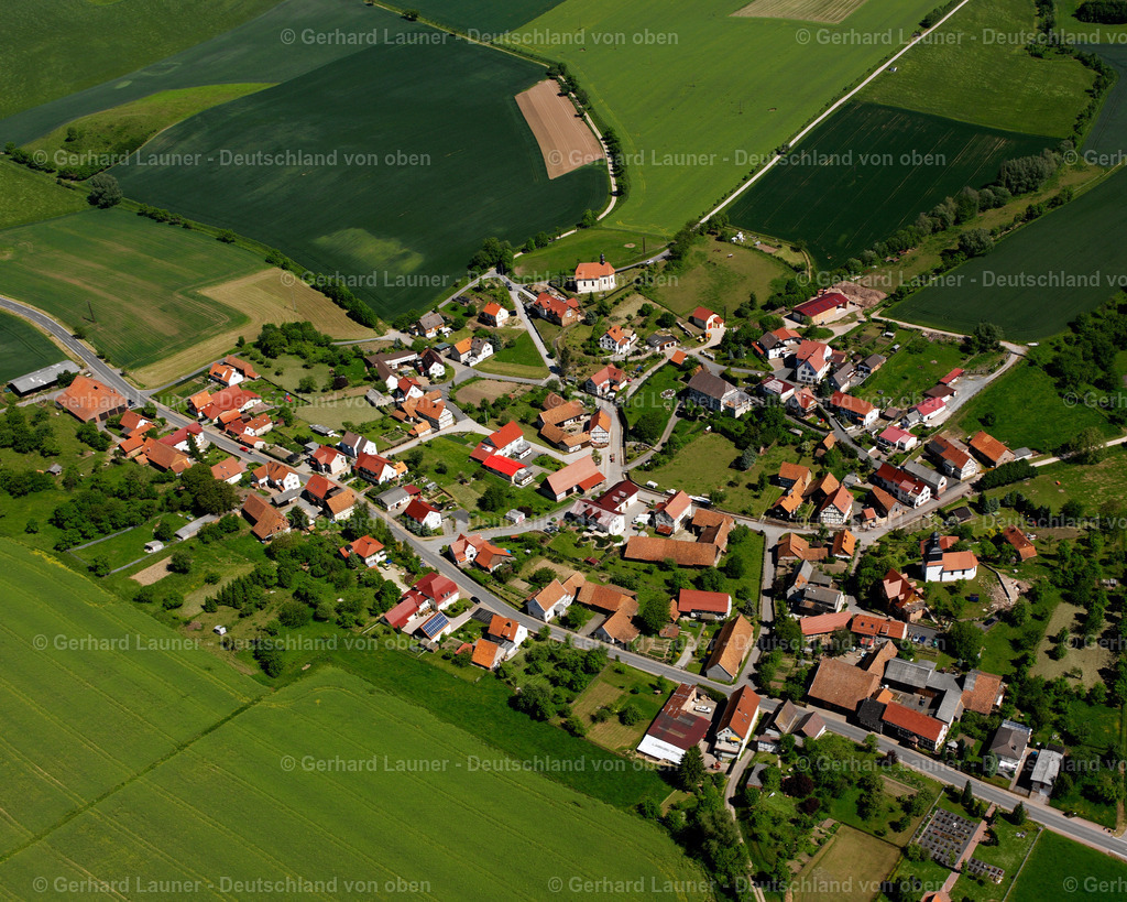 2634071 | FRETTERODE 09.06.2006 Stadtansicht des Innenstadtbereiches  in Fretterode im Bundesland Thüringen, Deutschland // City view on down town  in Fretterode in the state Thuringia, Germany Foto: Gerhard Launer