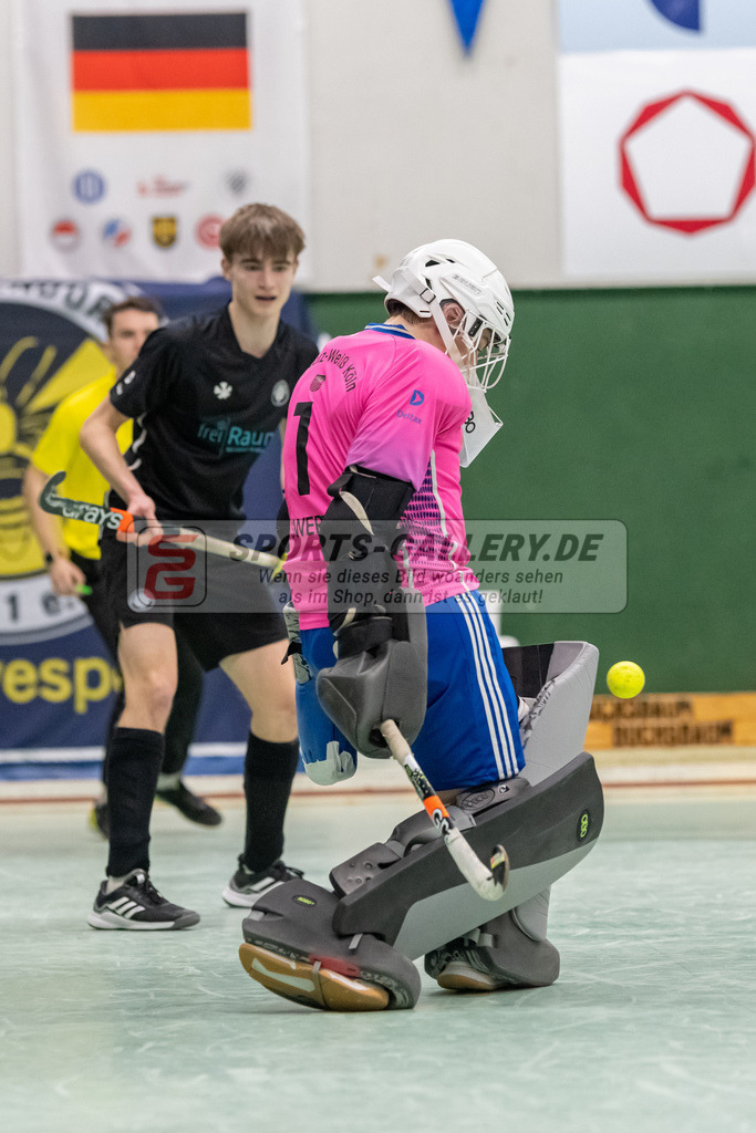 SFE_20230304_0041 | Deutsche Meisterschaft Männliche U16 Halle 2023 am 04.03.2023 in Köln (KTHC Stadion Rot-Weiss Köln Tennis and Hockey Club), Photo: Stephan Fehrmann 2022 (Sports-Gallery)