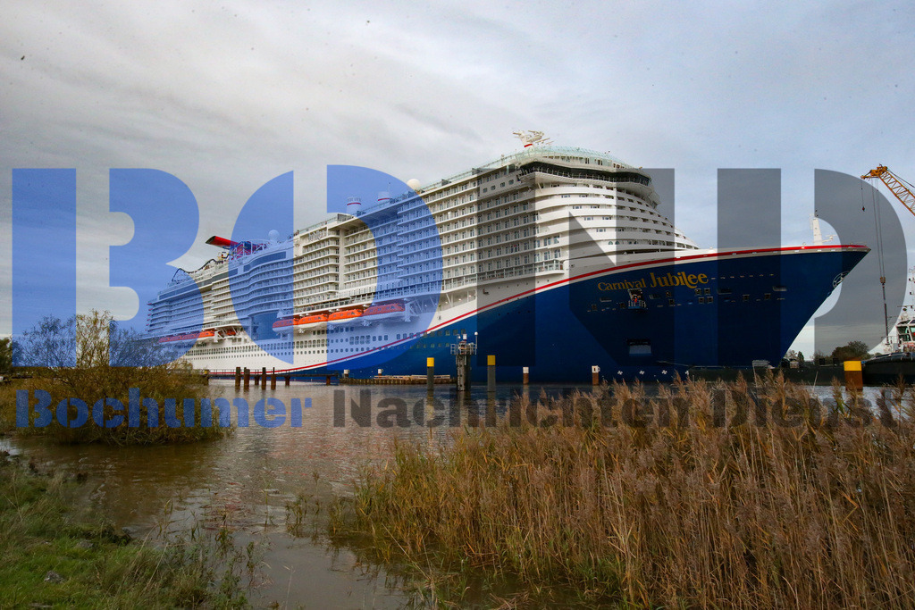  30.10.2023 - 
 | Sebastian Sendlak / Bochumer Nachrichtendienst (BOND) - Ueberfuehrung Carnival Jubilee - Meyer Werft Papenburg - Realisiert mit Pictrs.com