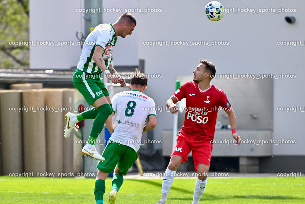 SV Donau Klagenfurt vs. SAK | #24 Zoran Vukovic SV Donau,  #8 Luca Thaler SV Donau, #9 Leo Petzner SV Donau,  SV Donau Klagenfurt vs. SAK, SV Donau Klagenfurt vs. SAK am 11.04.2026 in Klagenfurt (Sportplat Donau ), Austria, (Photo by Bernd Stefan)