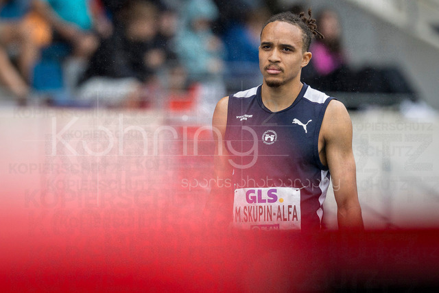 Deutsche Leichtathletik-Meisterschaften; Bochum-Wattenscheid, 26.07.2026 | Malik Skupin-Alfa (LG Offenburg), 800m; Deutsche Leichtathletik-Meisterschaften am 26.07.2026 im Lorheide-Stadion, Bochum-Wattenscheid (Nordrhein-Westfalen).