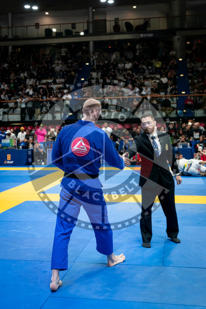 20240126PBB1466 | Fighters compete during the Brazilian Jiu-Jitsu European Championship of the IBJJF in Paris, France, on January 26, 2024.
