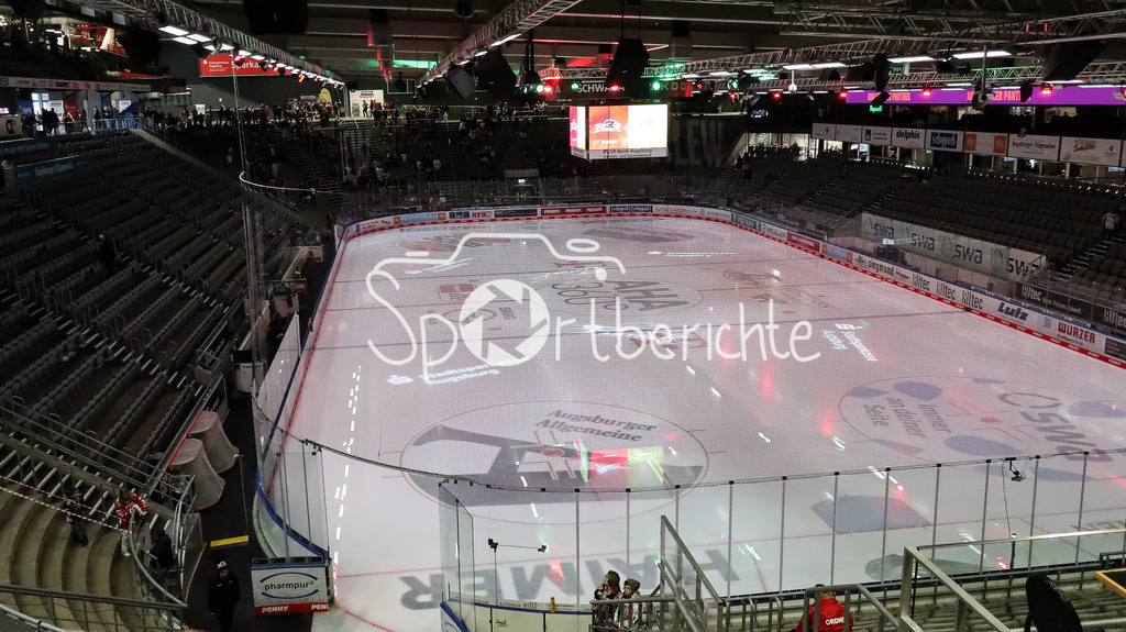 Augsburger Panther - Düsseldorfer EG | Das Curt Frenzel Stadion in Augsburg vor der Partie gegen Düsseldorf / Stadionfoto / Stadionbild / Symbolbild