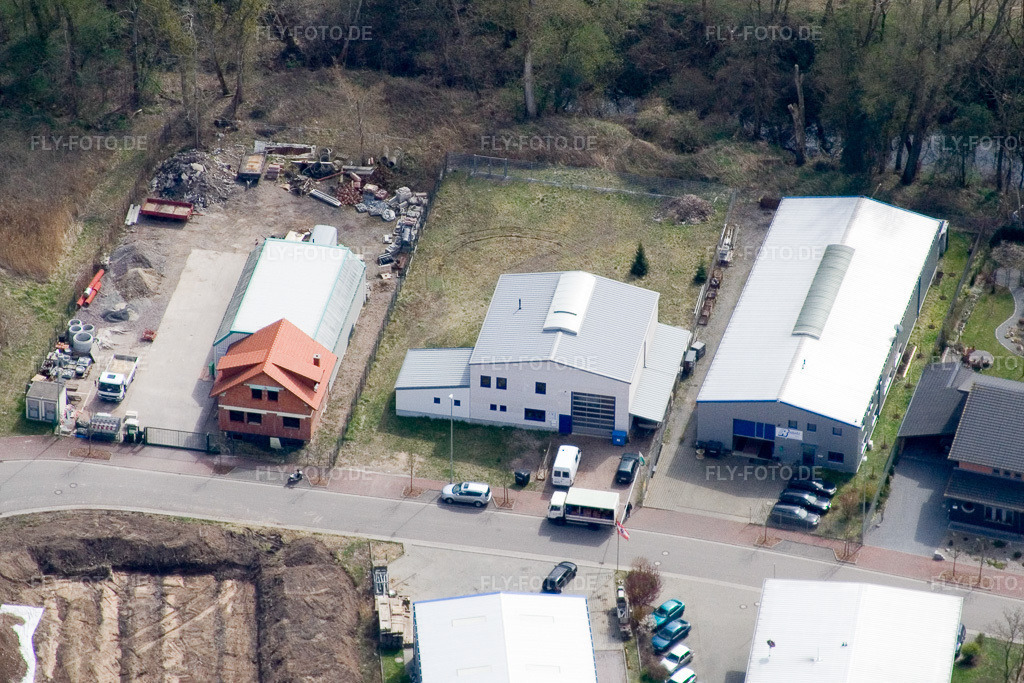 Luftbild: Zapf Metallbau in Jockgrim im Bundesland Rheinland-Pfalz in Deutschland. Foto: IMG_10265.jpg vom 08.04.2008 durch Werner Riehm/FLY-FOTO.de