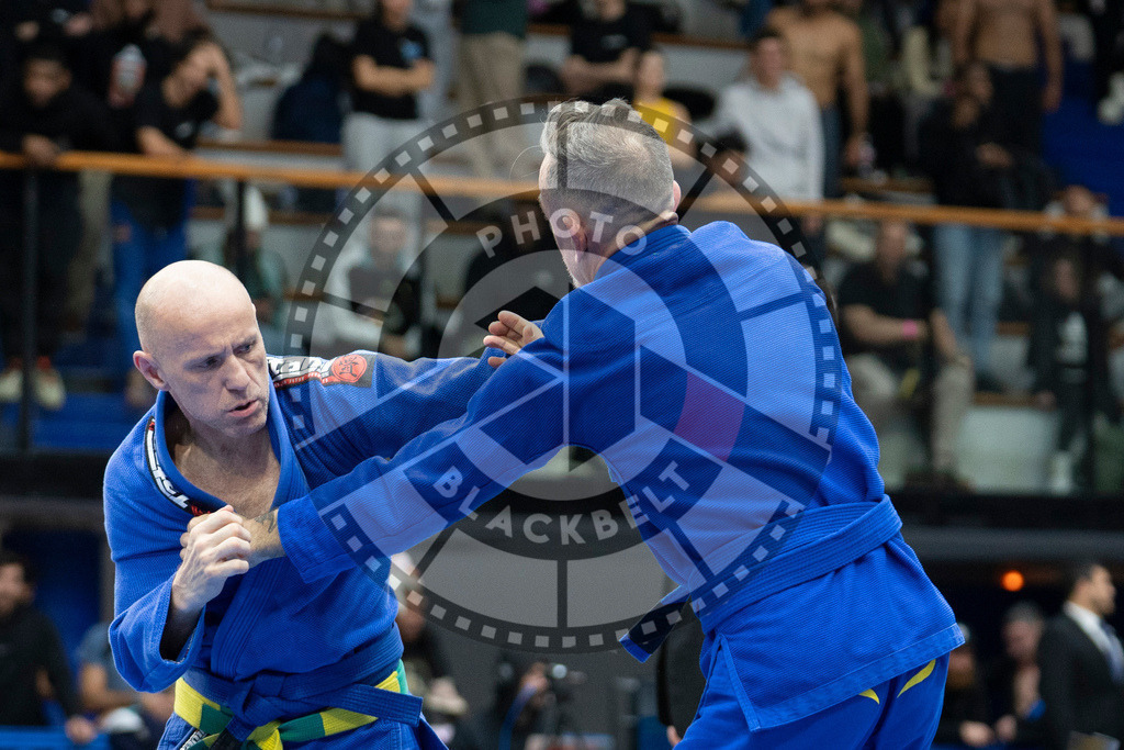 20240122PBB5340 | Fighters compete during the second day of the IBJJF European Championship in Paris, France, on January 22, 2024.