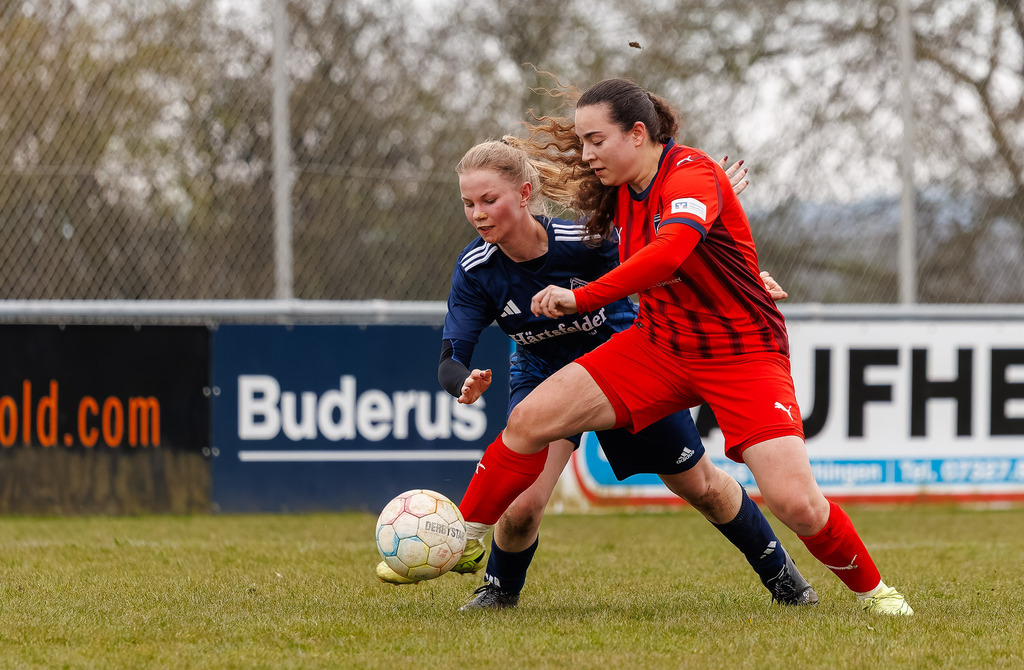 HÄRFCH_260404_3-67 | FC Härtsfeld 03 vs. 1.FC Heidenheim 1846 II, Fußball, Frauen, Bezirksliga, 2025/2026, 11. Spieltag, 04.04.2026 in Dunstelkingen (Foto: Michael Bulling) - Realisiert mit Pictrs.com