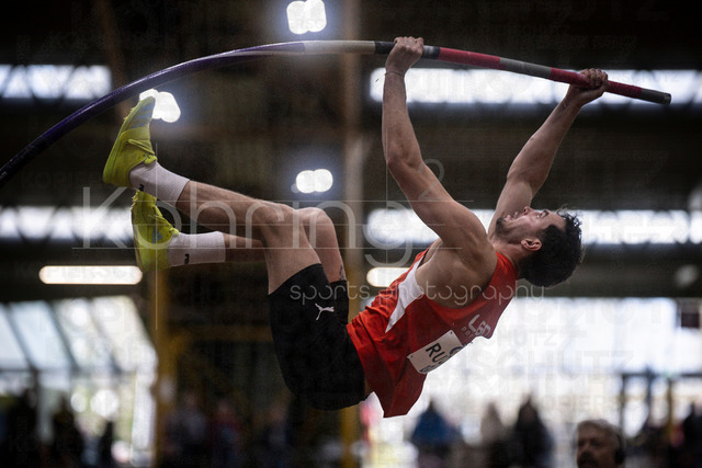 Deutsche Leichtathletik-Hallenmeisterschaften; Dortmund, 28.02.2026 | Fabio Wünsche (SC Potsdam e.V., 46); Deutsche Leichtathletik-Hallenmeisterschaften am 28.02.2026 in der Helmut-Körnig-Halle in Dortmund. 