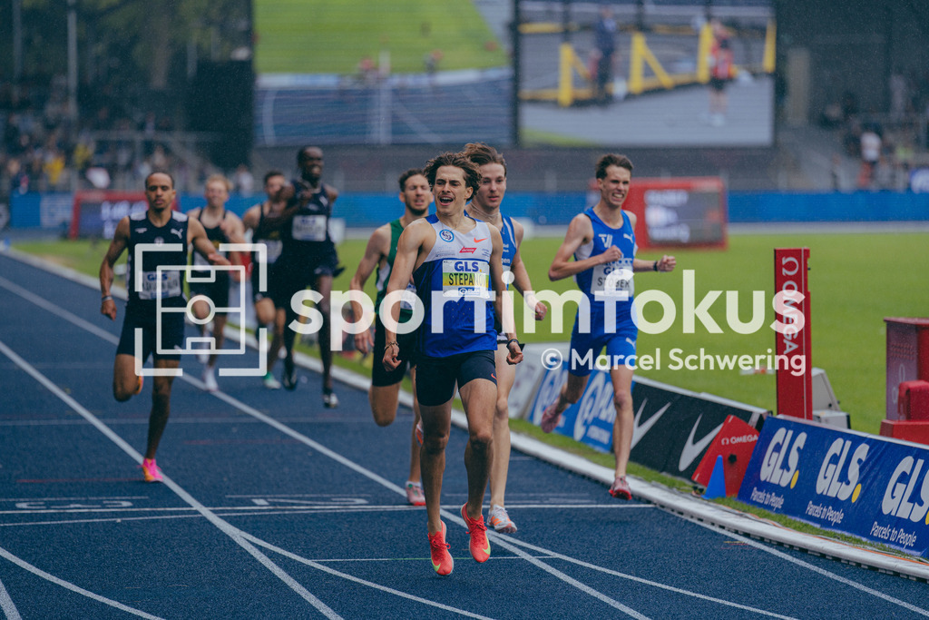 Deutsche Meisterschaften der Frauen und Männer 2026 | Alexander Stepanov, VfL Sindelfingen, 800-Meter-Lauf, Finale, Deutsche Meisterschaften der Frauen und Männer 2026, Lohrheidestadion Bochum-Wattenscheid, 26.07.2026. Foto: Marcel Schwering / sportimfokus - Realisiert mit Pictrs.com
