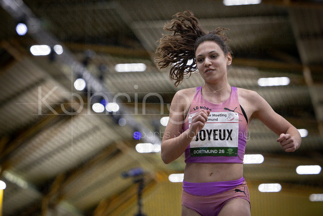 Indoor Meeting Dortmund, 08.02.2026 | DORTMUND, GERMANY - FEBRUARY 8:  Triple jumper Caroline Joyeux (LG Nord Berlin) during the Indoor Meeting Dortmund at the Helmut-Koernig-Halle on February 8, 2026 in Dortmund, Germany. (Photo by Axel Kohring/Beautiful Sports Int.)