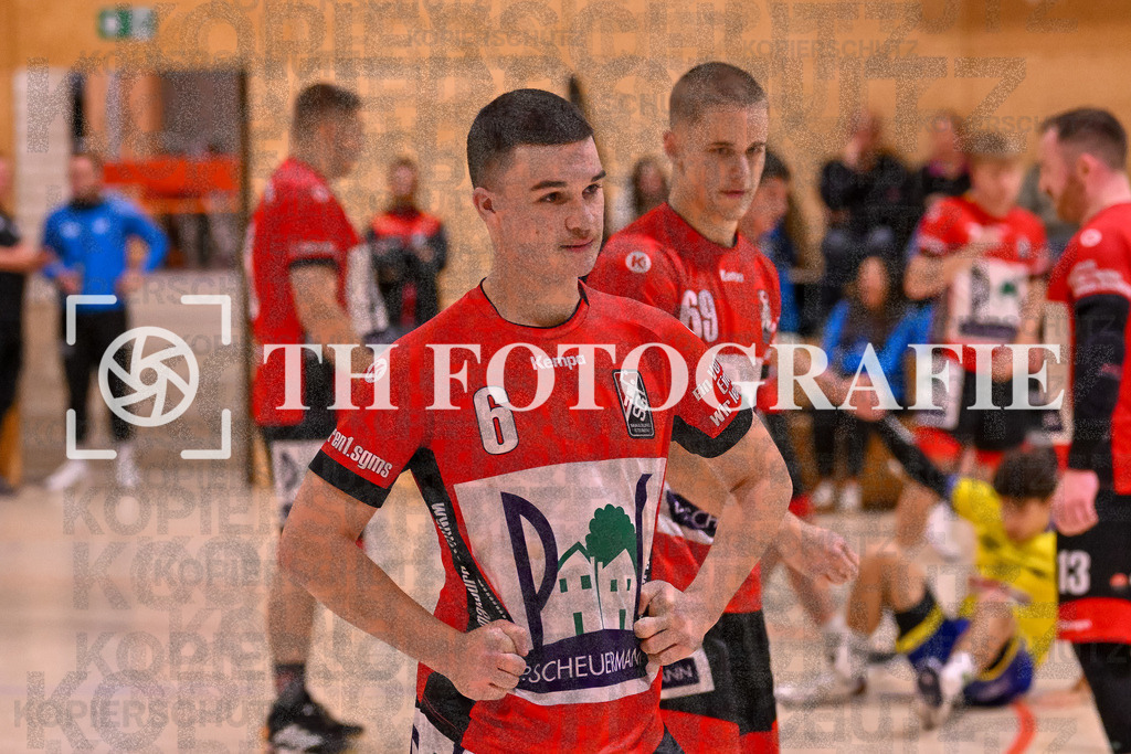 GER, SG Maulburg/Steinen - SG Allensbach/Dettingen, Handball, Landesliga Suedbaden, 2. Spieltag, Saison 2024/2025, 28.09.2024 | Paul Fuechsel (SG Maulburg/Steinen, #06), Ole Anton Holzkamp (SG Maulburg/Steinen, #69)GER, SG Maulburg/Steinen - SG Allensbach/Dettingen, Handball, Landesliga Suedbaden, 2. Spieltag, Saison 2024/2025, 28.09.2024Foto: TH Fotografie/Thomas Hess