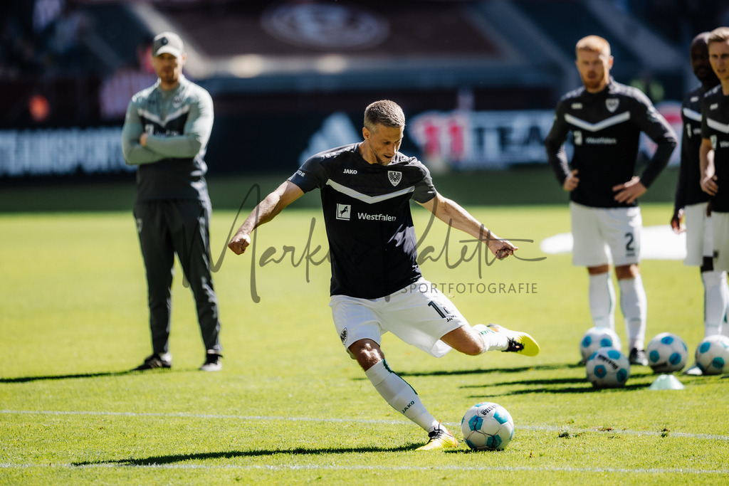 2. Bundesliga, Saison 2024/25, 28. Spieltag: Fortuna Düsseldorf - SC Preußen Münster | Düsseldorf, 05.04.2025: 2. Bundesliga, 28. Spieltag, Fortuna Düsseldorf gegen SC Preußen Münster in der Merkur Spiel-Arena in Düsseldorf. Foto: sportfotografie.ms | Markus Paletta - Realisiert mit Pictrs.com