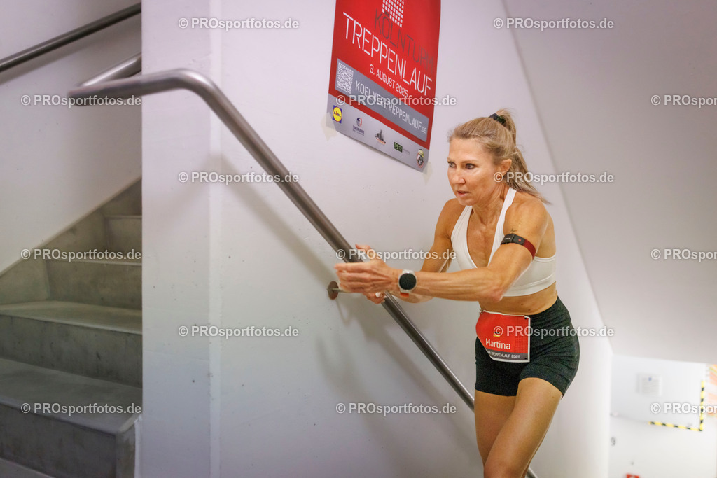 KölnTurm Treppenlauf; Köln, 03.08.2025 | Impressionen vom KölnTurm Treppenlauf am 03.08.2025 in Köln (Nordrhein-Westfalen). 