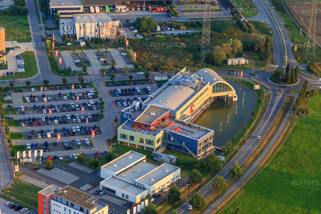 Luftbild: Fitnessstudio Pfitzenmeier Premium Resort Bensheim in Bensheim im Bundesland Hessen in Deutschland. Foto: IMG_103095.jpg vom 28.08.2017 durch Werner Riehm/FLY-FOTO.deMediFit Gesundheitszentrum | Pfitzenmeier
