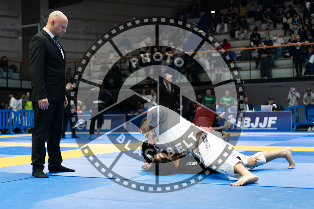 20240119PBB2755 | Fighters compete during the IBJJF European Championship in Paris, France, on January 19, 2024.