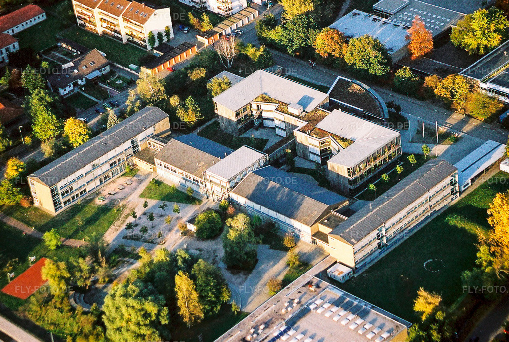 Luftbild: IGS Kandel in Kandel im Bundesland Rheinland-Pfalz in Deutschland. Foto: NEG564403.jpg vom 18.10.2005 durch Werner Riehm/FLY-FOTO.de