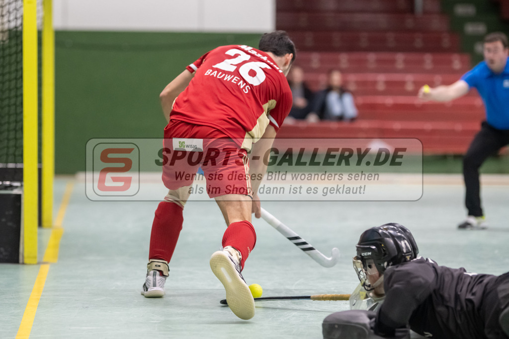 SFE_20230114_0044 | 1. Bundesliga Hockey Herren Rot-Weiss Köln - Uhlenhorst Mülheim am 14.01.2023 in Köln (KTHC Stadion Rot-Weiss Köln Tennis and Hockey Club), Photo: Stephan Fehrmann 2022 (Sports-Gallery),Elian Mazkour ( Rot-Weiss Köln #26 )