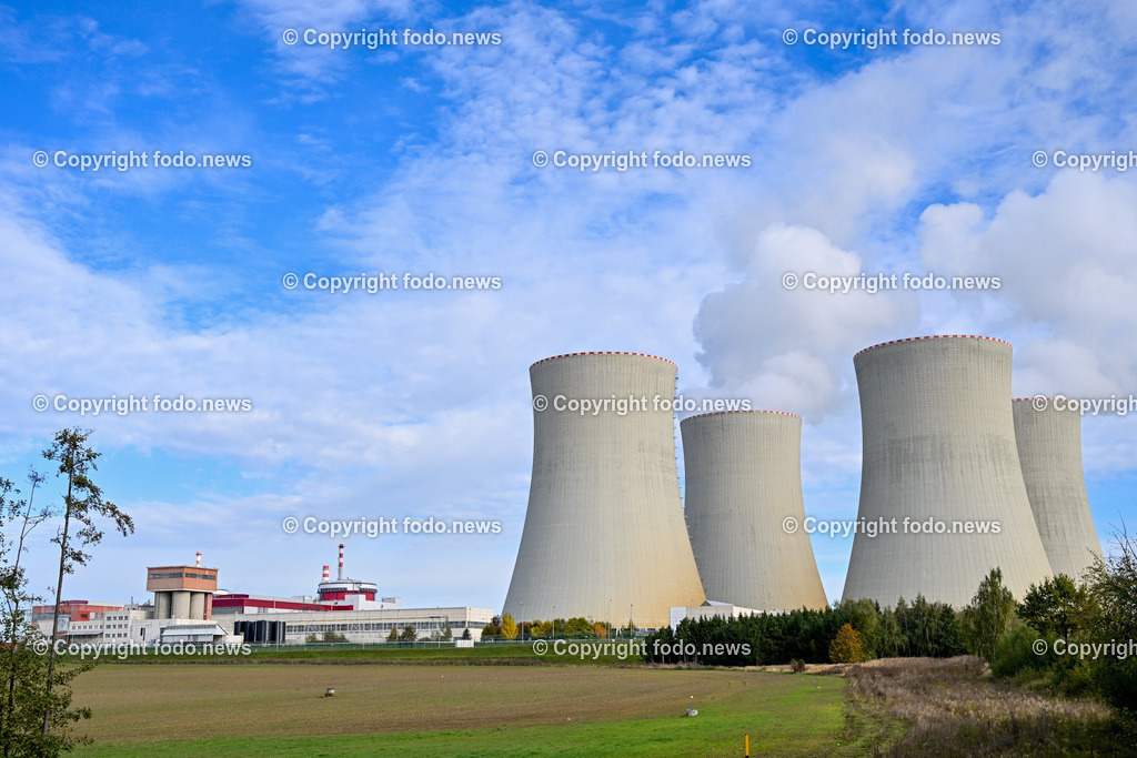 Tschechische Republik_ AKW Temelin_ 14.10.2024-31 | 14.10.2024, Temelin, CZE, AKW Temelin im Bild Atomkraftwerk, Kernkraftwerk, Atomstrom, Strom, Stromproduktion, Stromerzeugung, Atomenergie, Reaktor, Reaktorblock, Kuehlturm, Tschechien, Tschechei, Ceska Republika, Jaderna elektrarna Temelin, JETE, Jihocesky kraj, Suedboemische Region, Tschechische Republik