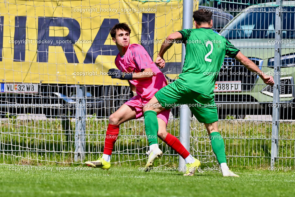 SC Landskron vs. SV Falle Maria Gail | #69 Oliver Cosic SV Maria Gail, #2 David Gräfischer SC Landskron, SC Landskron vs. SV Falle Maria Gail, SC Landskron vs. SV Falle Maria Gail am 17.05.2026 in Villach (Sportanlage Landskron), Austria, (Photo by Bernd Stefan)