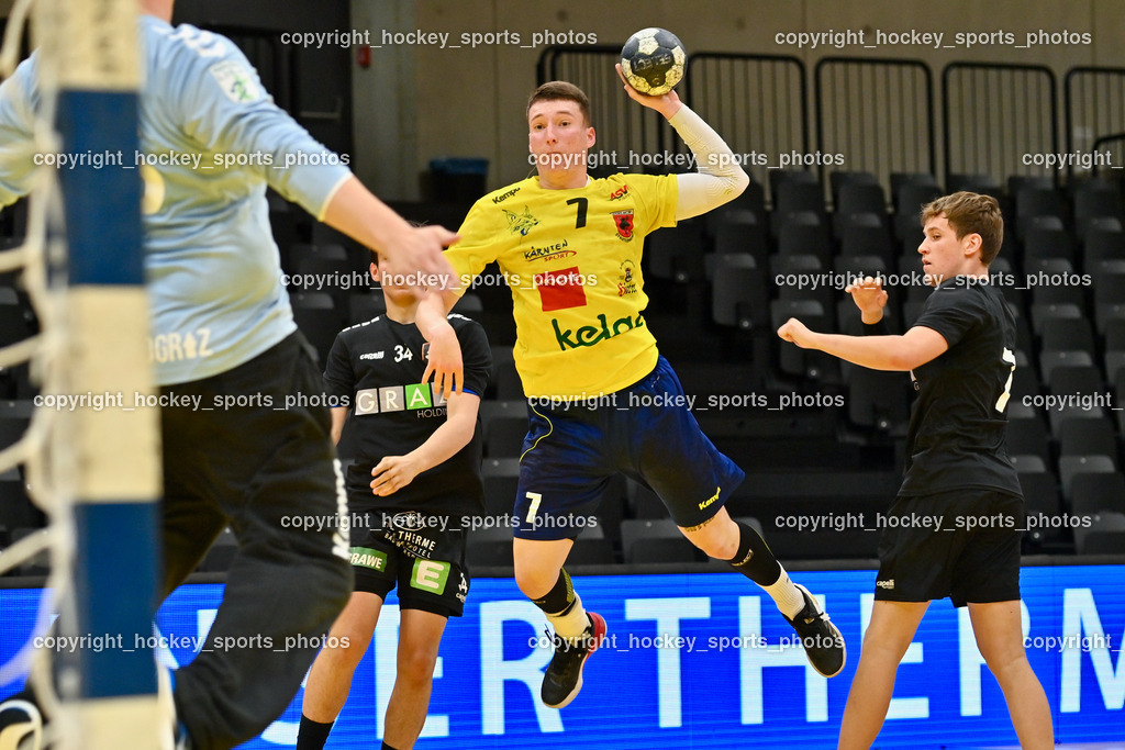 HSG Holding Graz vs. SC Ferlach Future Team 16.9.2022 | #7 PAVLOV Hari, #7 PAMMER Ulrich