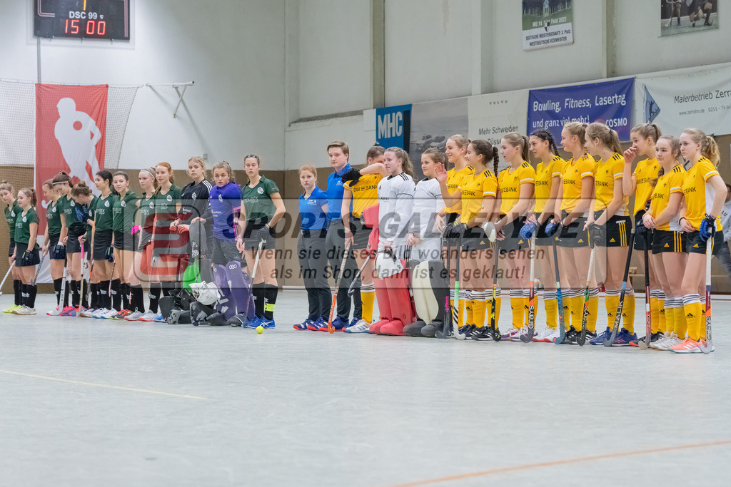 HK_20230225_104153 | Deutsche Meisterschaft WU16 Harvestehuder THC - 1. Hanauer THC am 25.2.2023 DSC 99, Düsseldorf ,