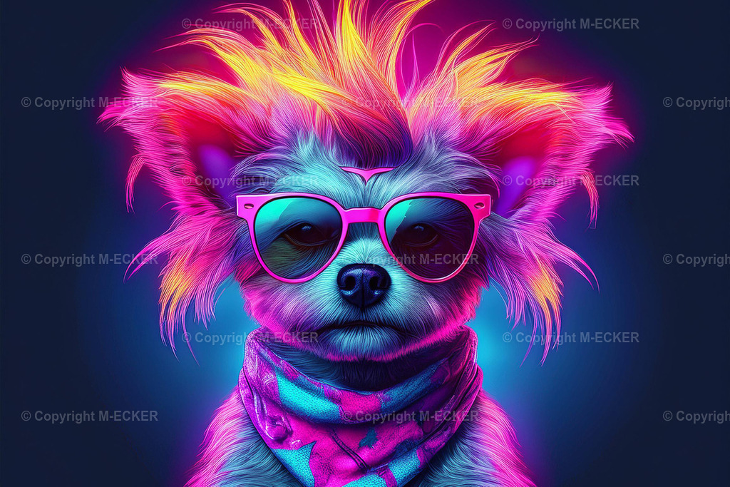 Neonhund 1 | Martin Ecker Fotograf Euratsfeld - Realisiert mit Pictrs.com