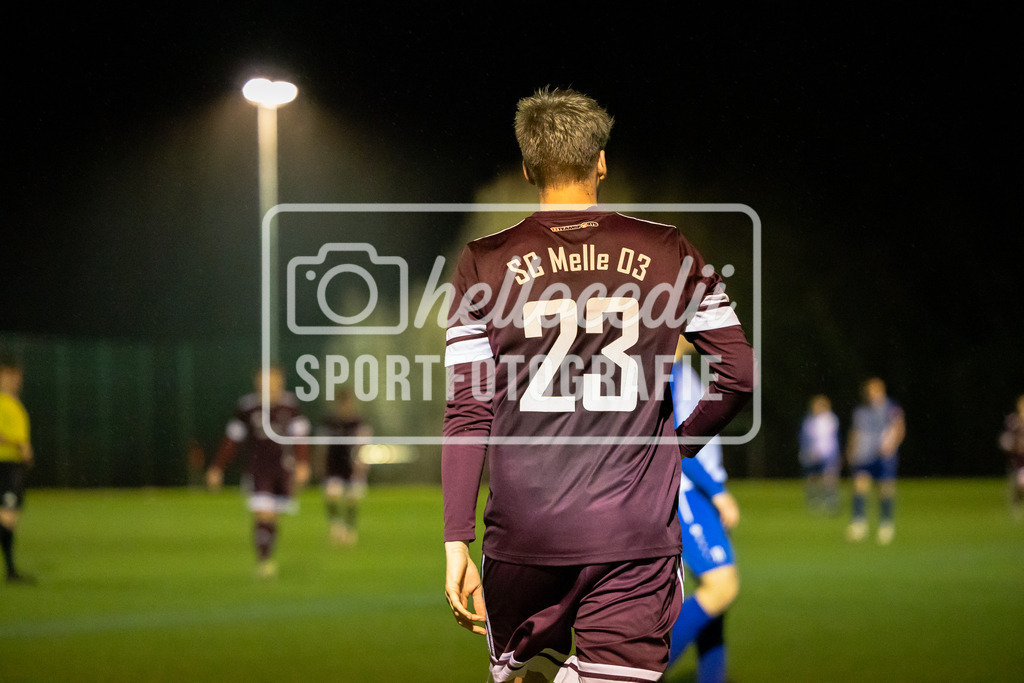 Fußball I Herren I Saison 2025-2026 I Bezirksliga Weser Ems I 21. Spieltag I SC Melle 03 II - TSV Riemsloh I 10587-49 | Lars Glane (23, SC Melle 03) - Realisiert mit Pictrs.com