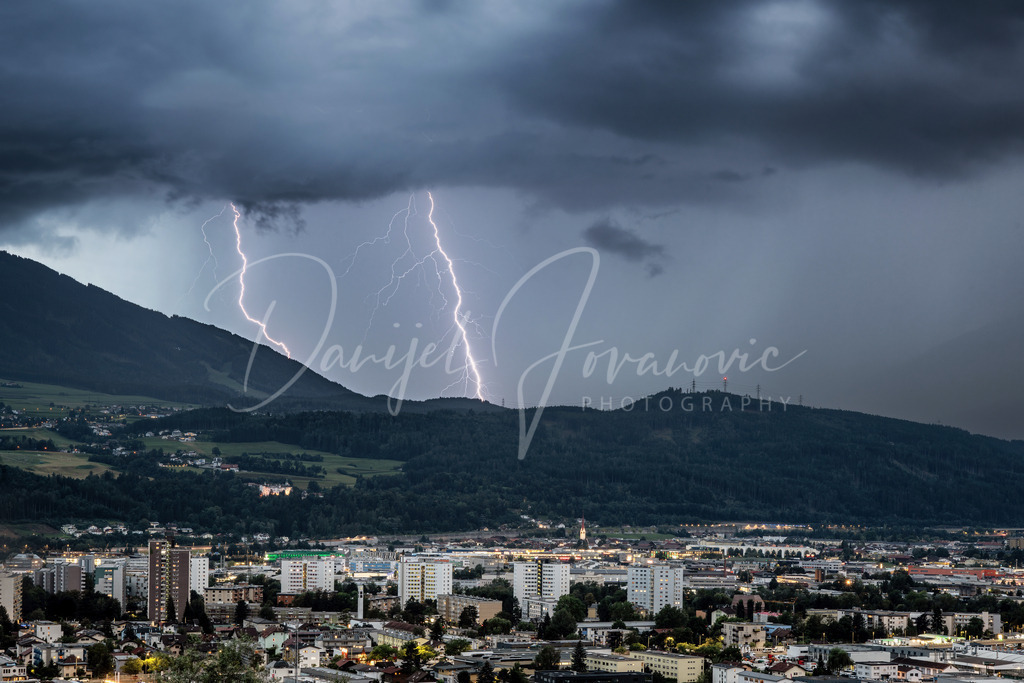 Gewitter | Blitzschläge am Paschberg südlich von Innsbruck