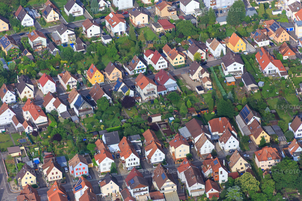 Luftbild: Birkenstr in Kandel im Bundesland Rheinland-Pfalz in Deutschland. Foto: IMG_090034.jpg vom 26.06.2016 durch Werner Riehm/FLY-FOTO.de