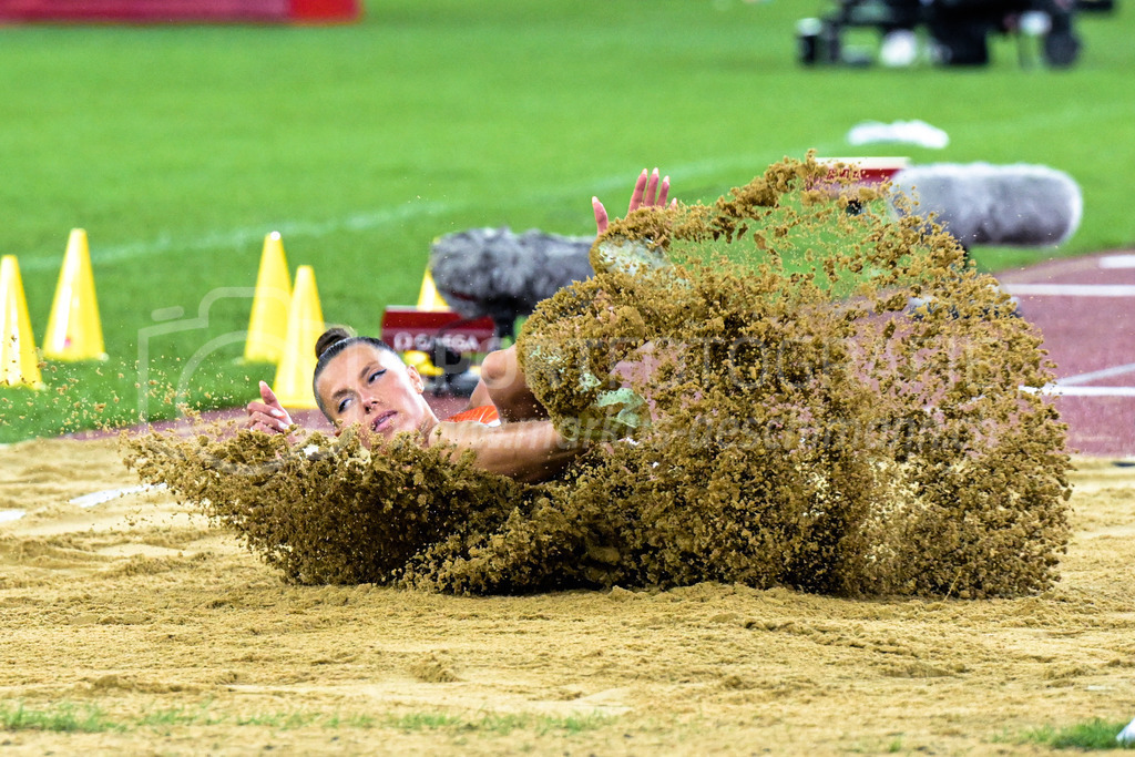 Leichtathletik: Weltklasse Zürich | 08.09.2022, Zürich, Letzigrund, Leichtathletik: Weltklasse Zürich, BEKH-ROMANCHUK Maryna (UKR) im Weitsprung der Frauen. - Realisiert mit Pictrs.com